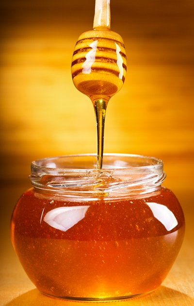 pouring honey